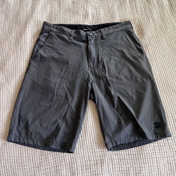 Billabong Crossfire Submersibles Shorts Mens Size 30 Dark Gray Quick Dry Beach - Picture 1 of 14